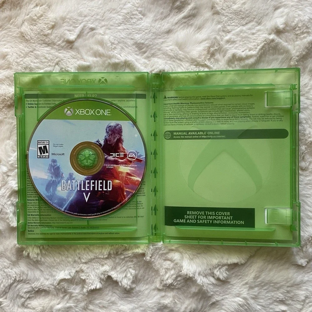 Battlefield V -‎ Standard Edition Microsoft Xbox One 2018 Excellent Condition